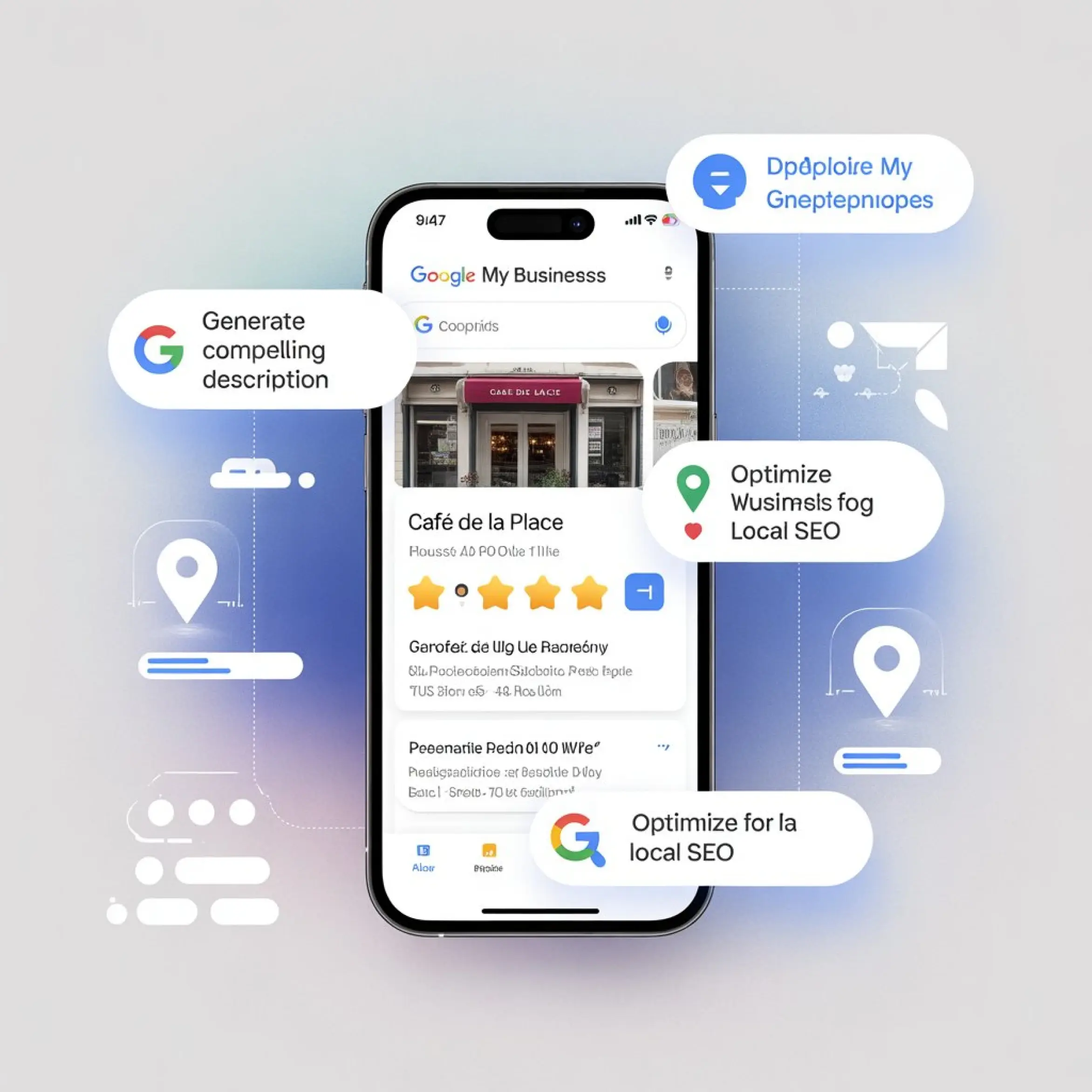 prompt IA fiche Google