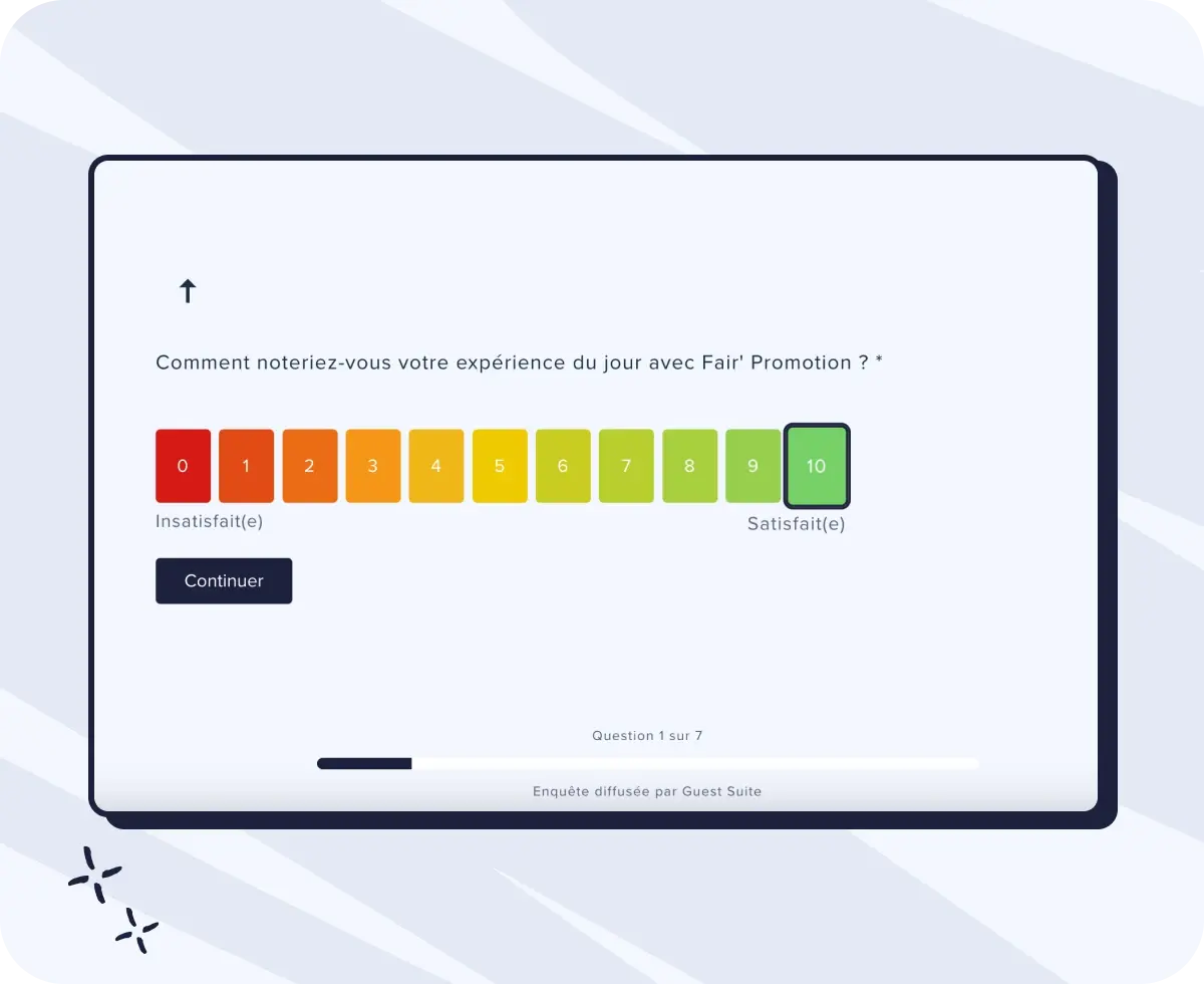 Enquête de satisfaction Fair' Promotion